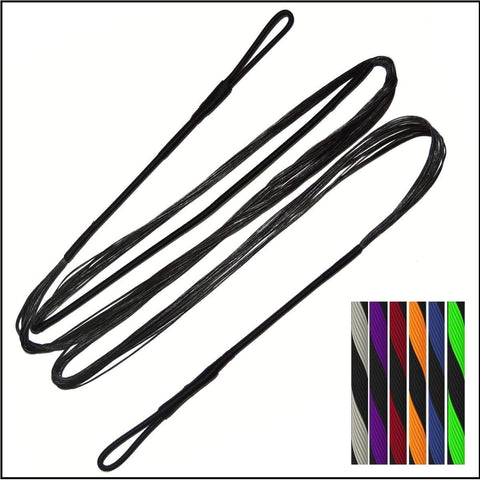 Custom replacement String and cable set for compound bow recurve bow and long bow