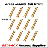 Heavy Weight Brass arrow inserts