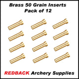 Brass Inserts 50 or 100 grain CB