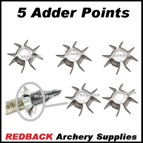 small game arrow heads adder points