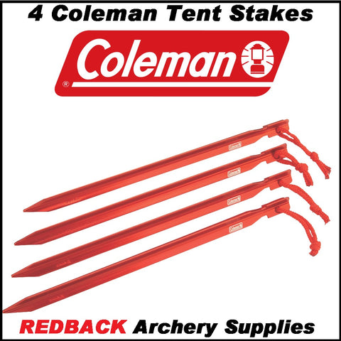 Coleman Aluminum tent pegs 4 pack