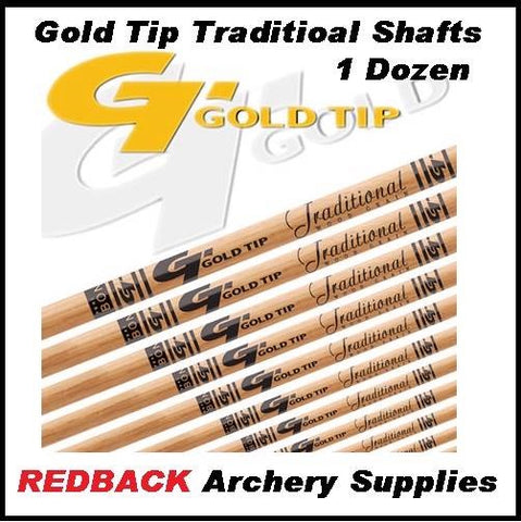 Gold tip traditional arrow shafts