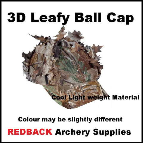 3D leafy cap to go with leafy suit for hunting bird watching