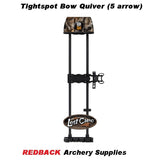 Tight spot 5 arrow 1 piece bow quiver