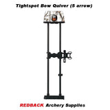 Tight spot 5 arrow 1 piece bow quiver