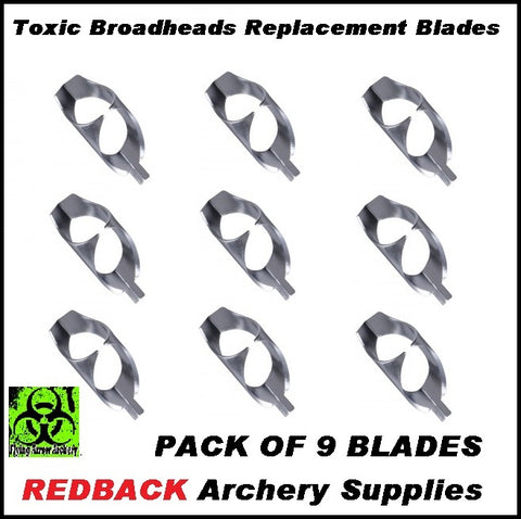 Toxic Broadhead Replacement Blades