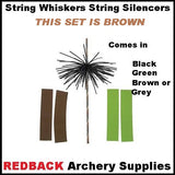 compound bow string whiskers