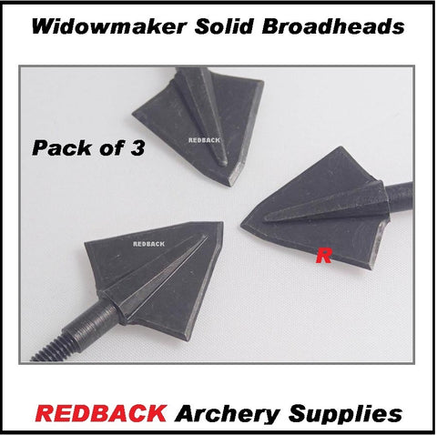 Widowmaker solid broadheads for bowhunting