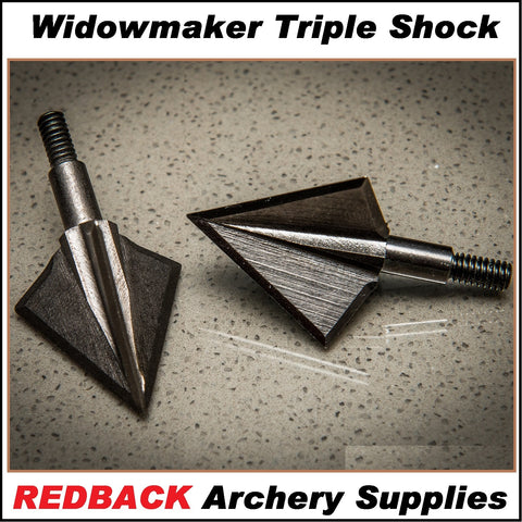 Widowmaker triple shock broadheads