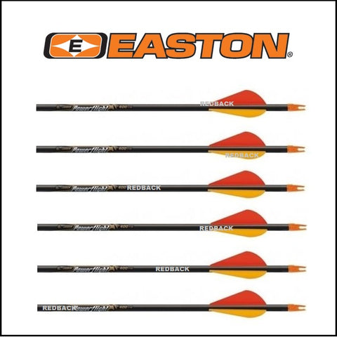 Easton Powerflight arrows made up complete